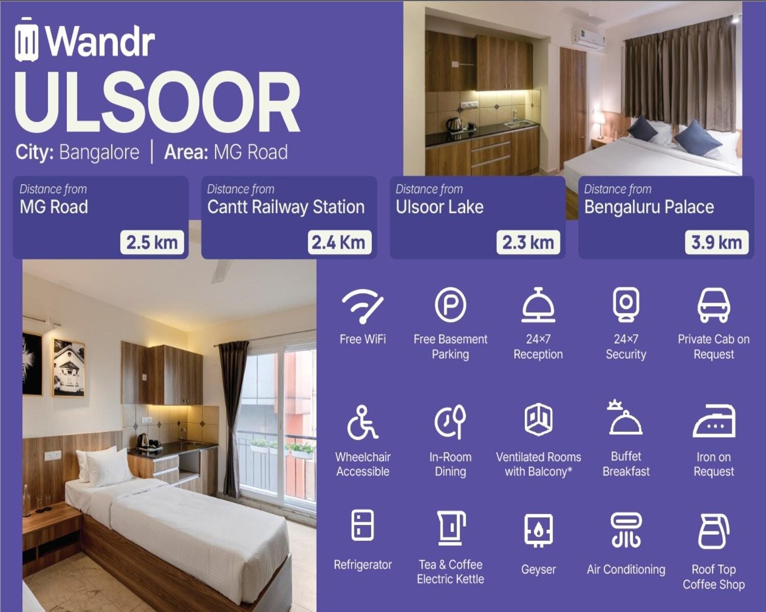Wandr Hotel- Near Mg Road Bangalore Extérieur photo